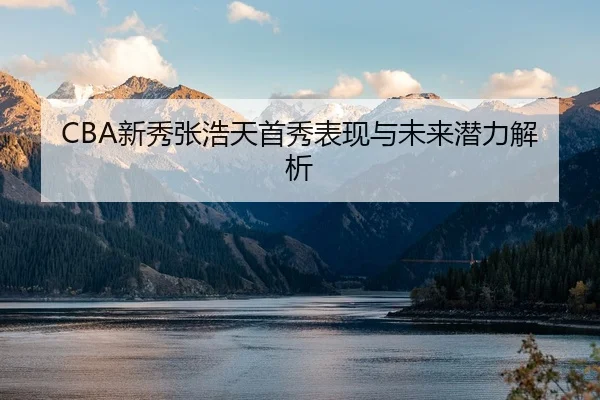 CBA新秀张浩天首秀表现与未来潜力解析